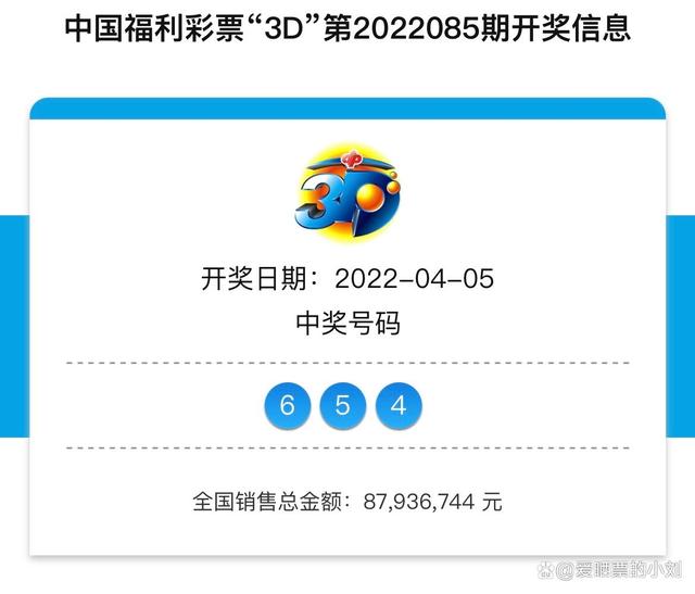 福彩3D，2019年6月7日第85期开奖结果揭晓，梦想与幸运的碰撞